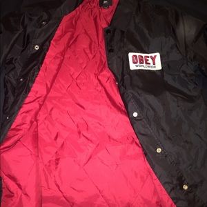 Obey rain jacket